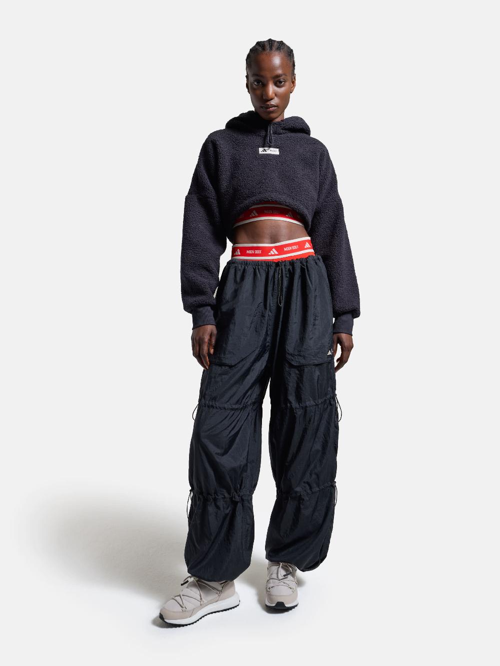 Moon Boot Pantaloni Parachute Neri Adidas X Moon Boot