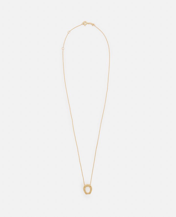 Aliita 9K COLLANA CON BRILLANTE FERRO DI CAVALLO IN ORO