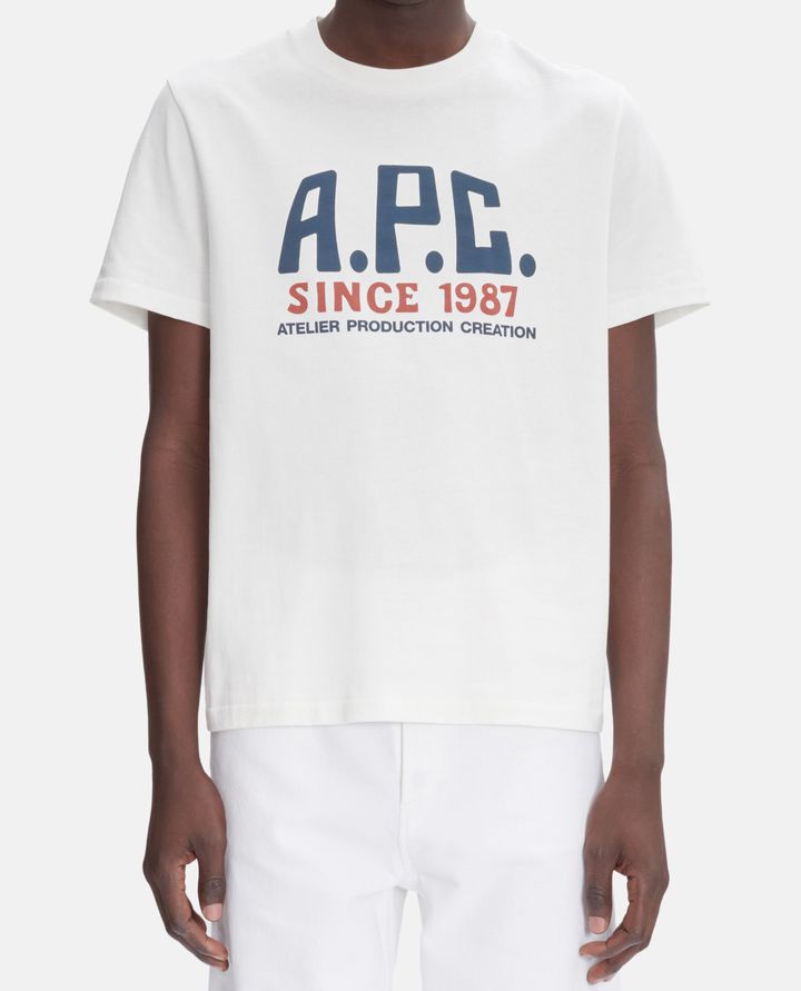 A.P.C. T-SHIRT CON STAMPA LOGO
