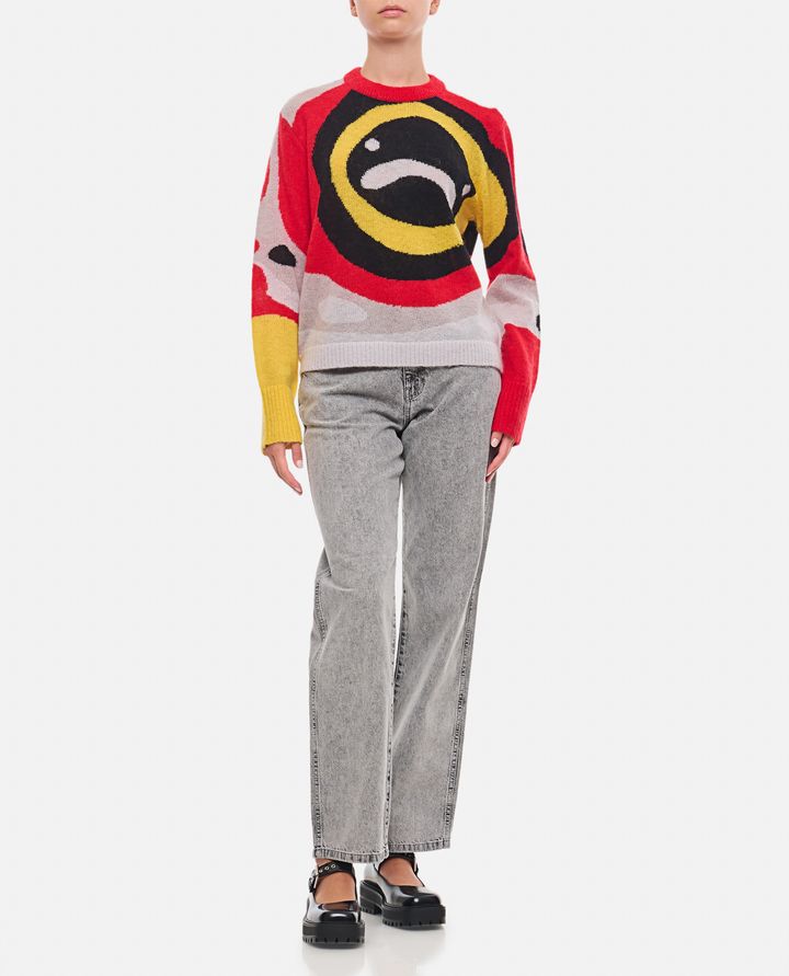 AG TENERIFE PANTALONI IN DENIM DRITTI A VITA BASSA