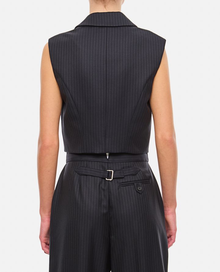 Alexander McQueen GILET GESSATO IN LANA