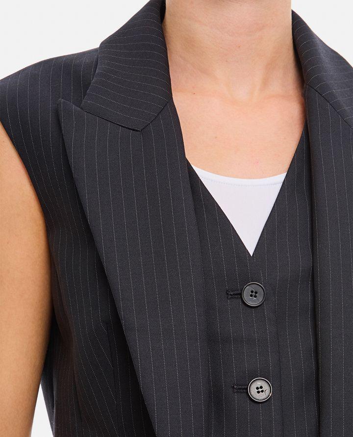 Alexander McQueen GILET GESSATO IN LANA