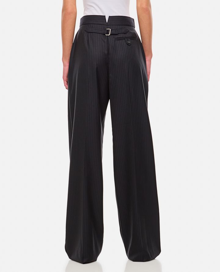 Alexander McQueen PANTALONI GESSATI IN LANA