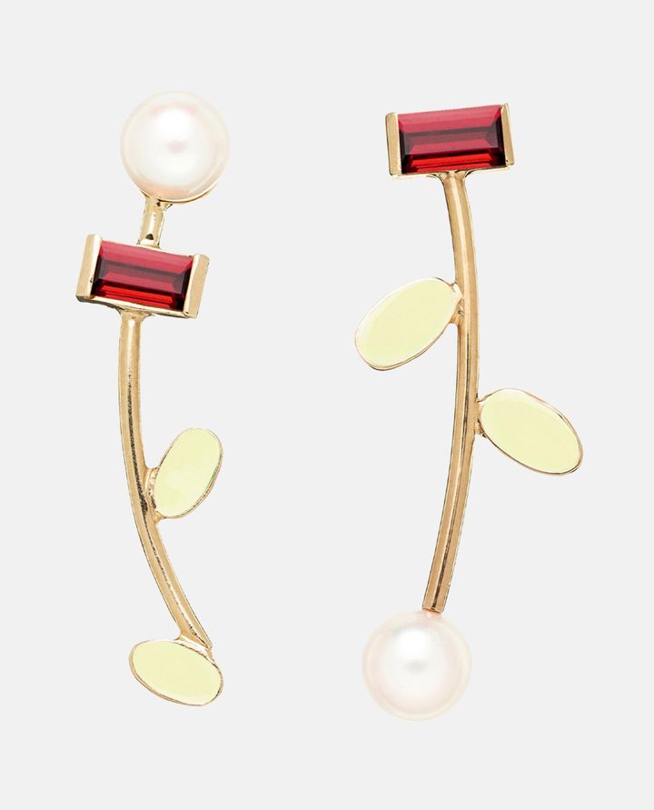 Aliita PETALOS FLOR RODONITE ORECCHINI