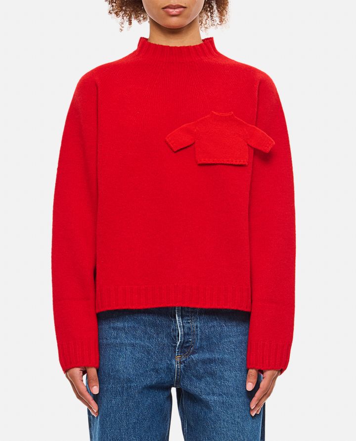 Anrealage MAGLIONE CON APPLICAZIONE