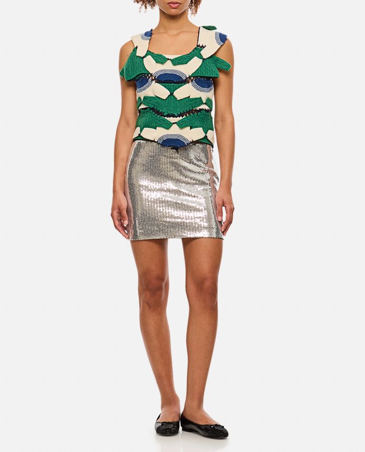 Anrealage TOP CORTO PATCHWORK