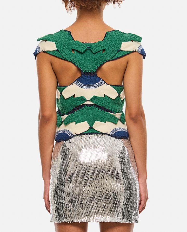 Anrealage TOP CORTO PATCHWORK