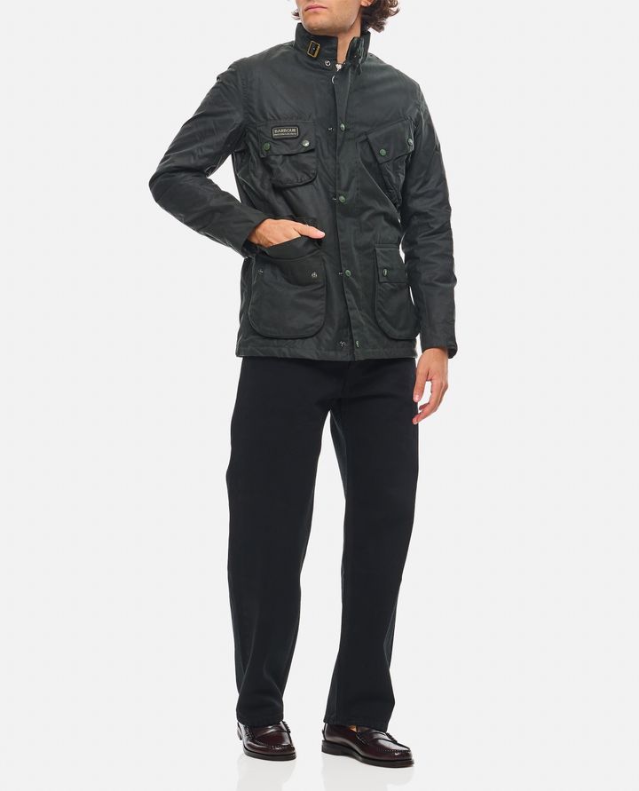 Barbour International GIACCA CERATA CON TASCHE