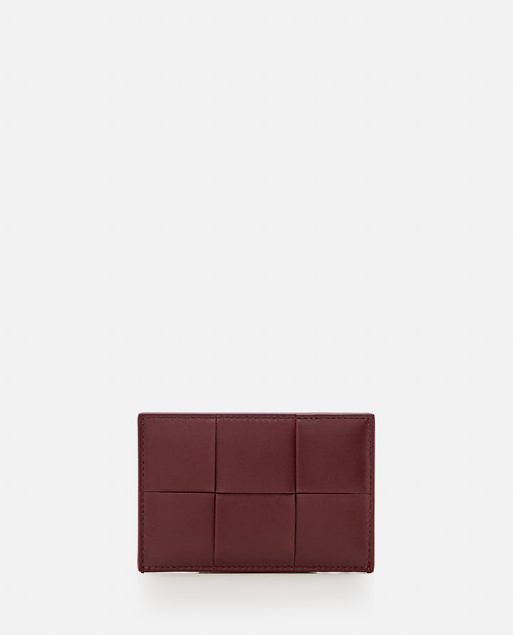 Bottega Veneta BICOLOR CASSETTE PORTACARTE IN PELLE