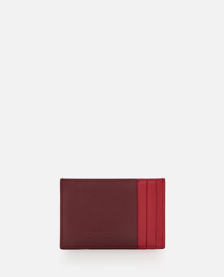 Bottega Veneta BICOLOR CASSETTE PORTACARTE IN PELLE