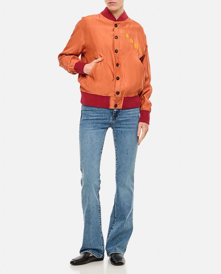 Bode New York RALLY VISCOSE BOMBER