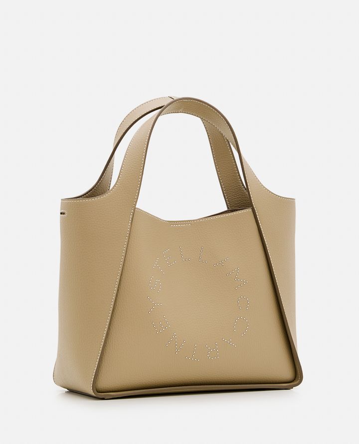 Stella McCartney BORSA A SPALLA CON LOGO IN RILIEVO