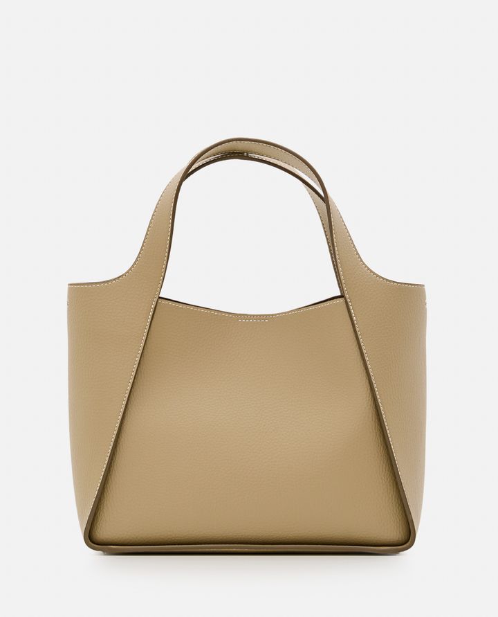 Stella McCartney BORSA A SPALLA CON LOGO IN RILIEVO