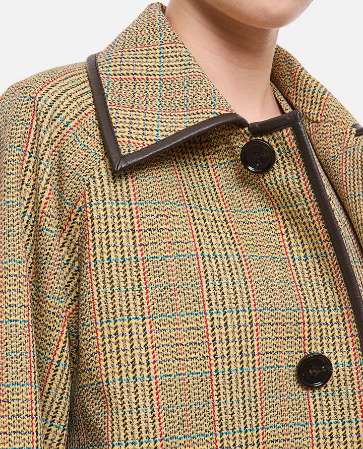 Bottega Veneta CAPPOTTO IN LANA PRINCIPE DI GALLES