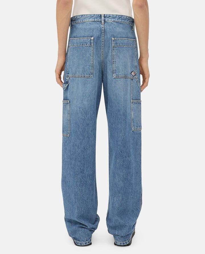 Bottega Veneta CARGO VINTAGE INDIGO JEANS