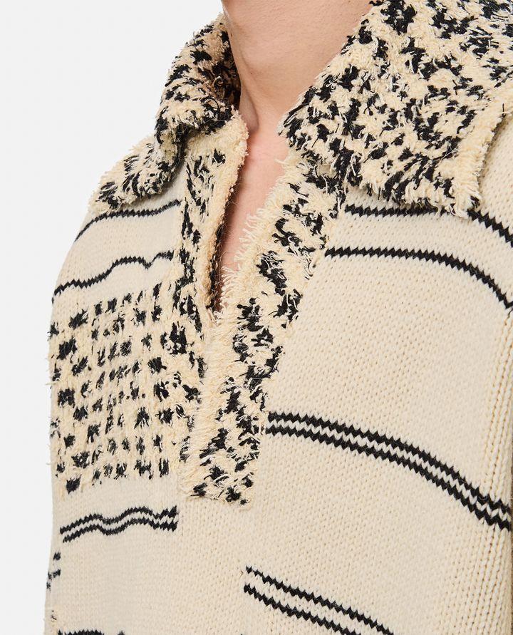 Bottega Veneta MAGLIONE CON COLLETTO SCOLLO V