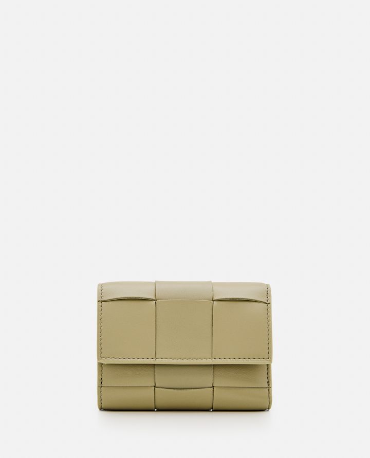 Bottega Veneta TRI-FOLD LEATHER WALLET