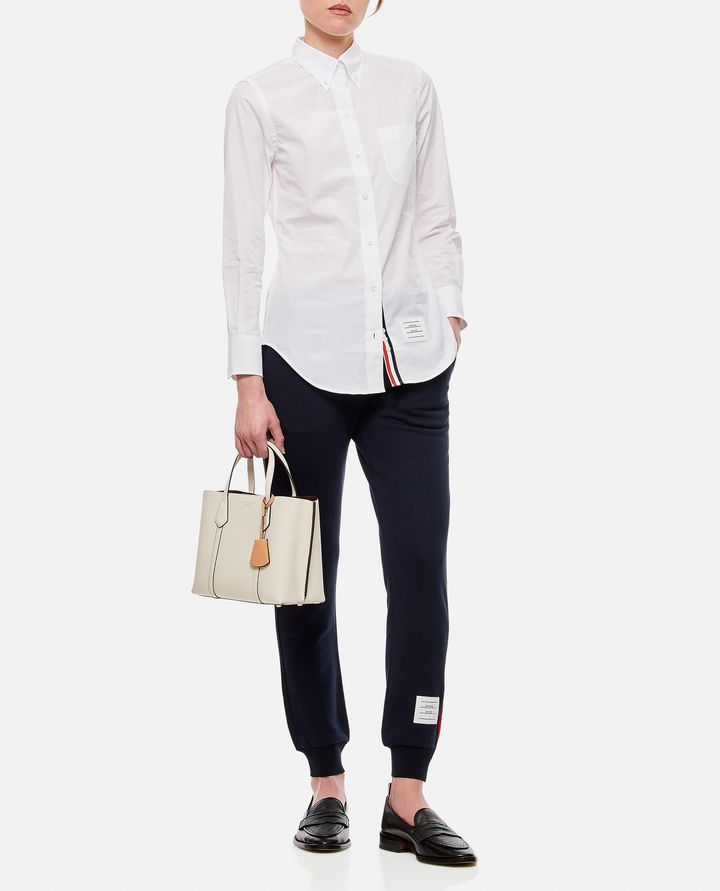 Thom Browne CAMICIA CLASSICA IN POPELINE CON COLLO A PUNTA