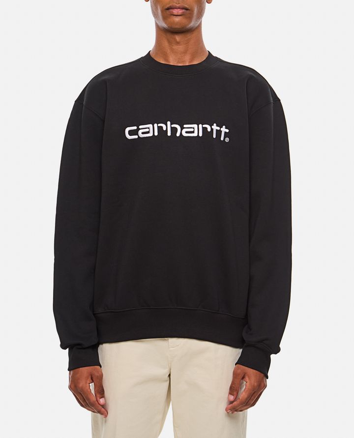 Carhartt WIP FELPA GIROCOLLO CON LOGO