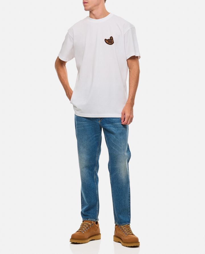 Carhartt WIP T-SHIRT IN COTONE BROWN DUCKS