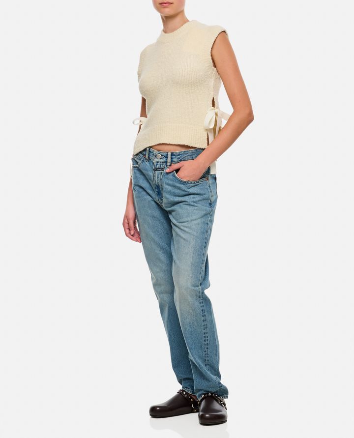 Cecilie Bahnsen OWEN GILET IN MAGLIA BOUCLÉ