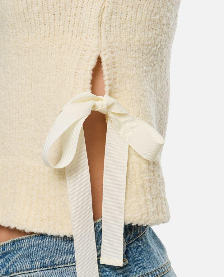 Cecilie Bahnsen OWEN GILET IN MAGLIA BOUCLÉ