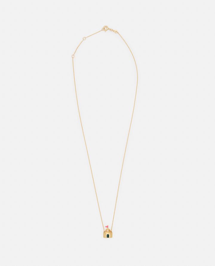 Aliita COLLANA IN ORO 9K CASTILLO SMALTATO E BRILLANTE