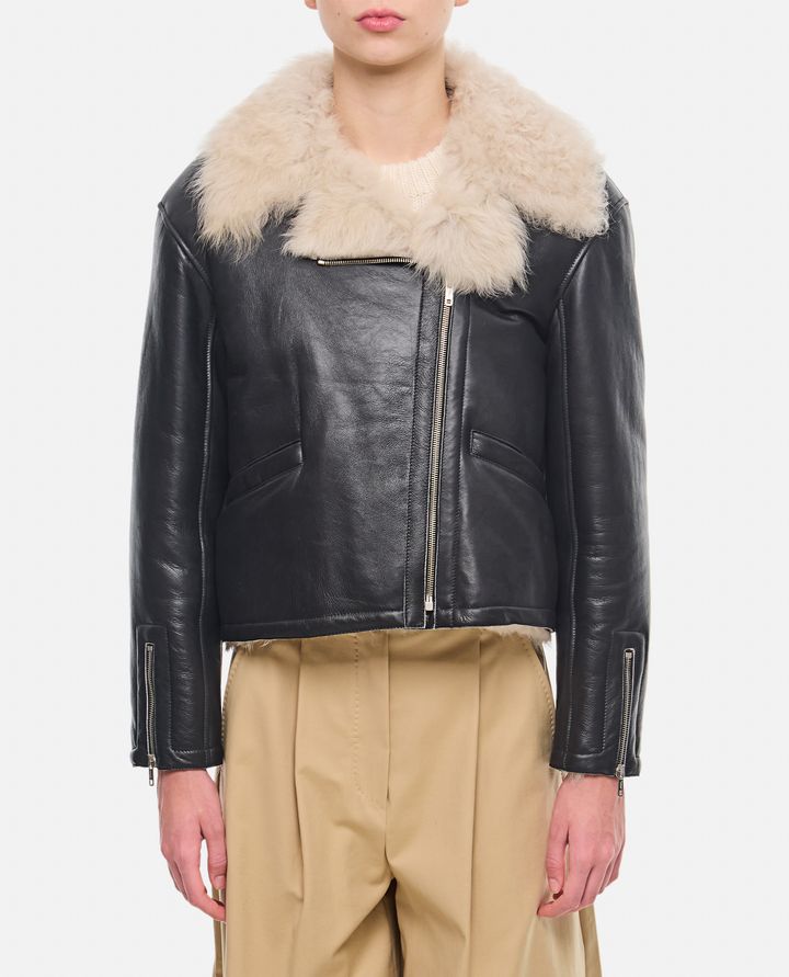 Durazzi Milano GIACCA BIKER IN SHEARLING