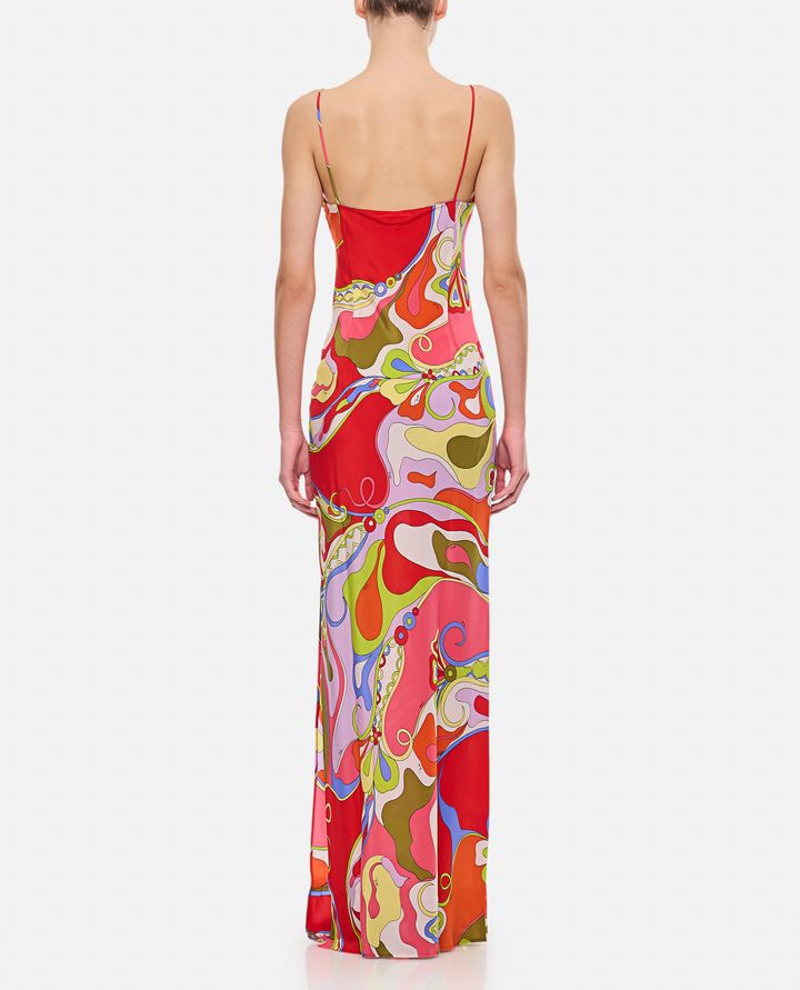 Emilio Pucci ABITO LUNGO IN CREPE DE CHINE