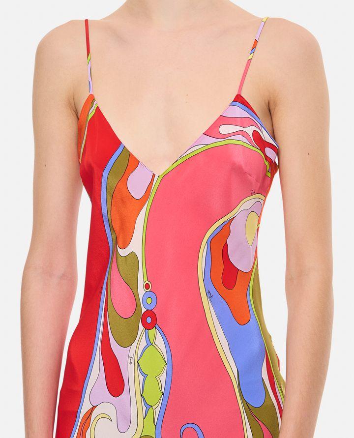 Emilio Pucci ABITO LUNGO IN CREPE DE CHINE