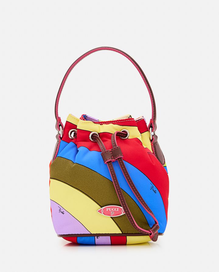 Emilio Pucci BORSA A SECCHIELLO IN NYLON PICCOLA