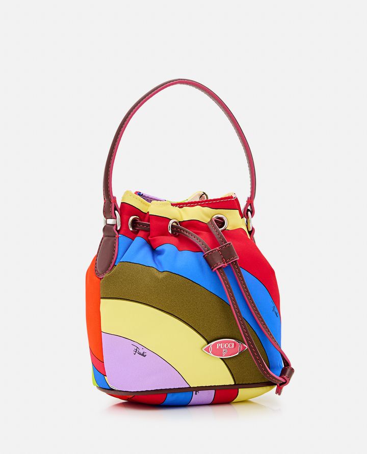 Emilio Pucci BORSA A SECCHIELLO IN NYLON PICCOLA
