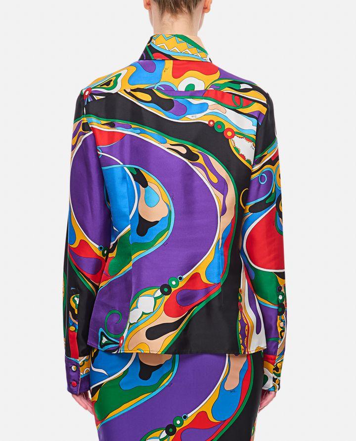 Emilio Pucci CAMICIA IN SETA MULTICOLORE