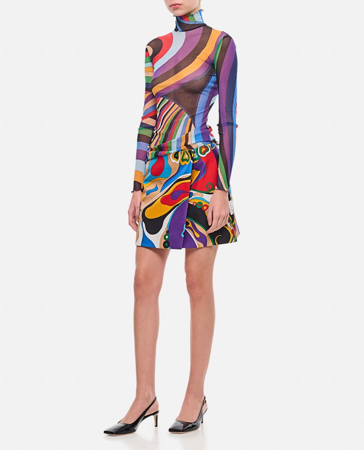 Emilio Pucci GONNA IN TWILL DI SETA