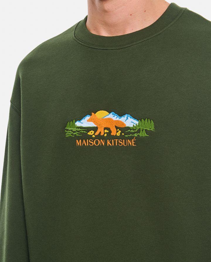 Maison Kitsuné FELPA COMFORT OUTDOOR CON PROFILO VOLPE