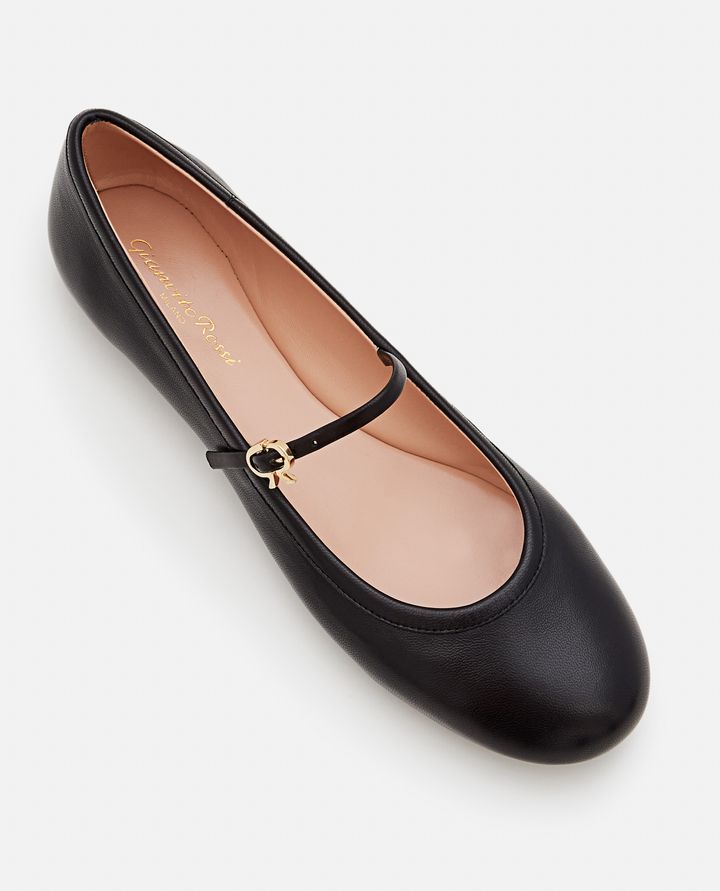 Gianvito Rossi LEATHER BALLET FLAT