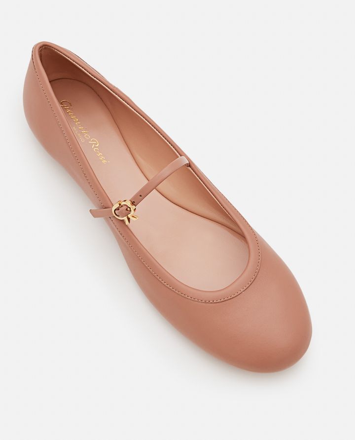 Gianvito Rossi LEATHER BALLET FLAT