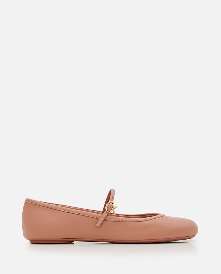 Gianvito Rossi LEATHER BALLET FLAT