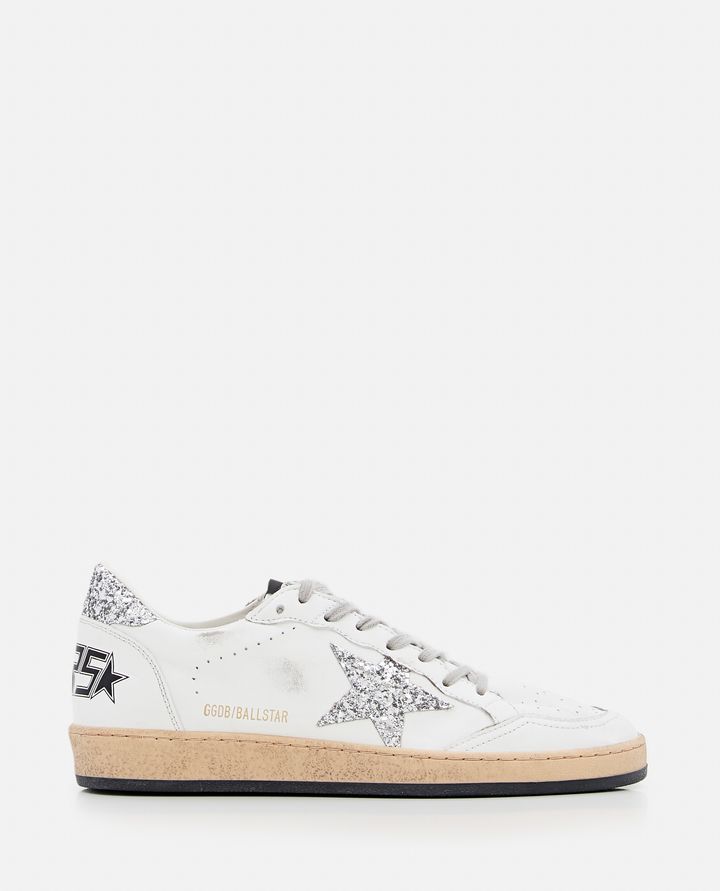 Golden Goose BALLSTAR SNEAKERS PELLE E GLITTER