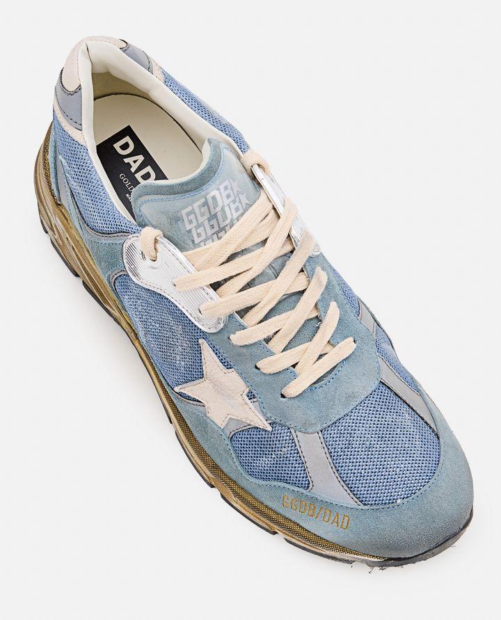 Golden Goose RUNNING DAD NET AND SUEDE SNEAKERS