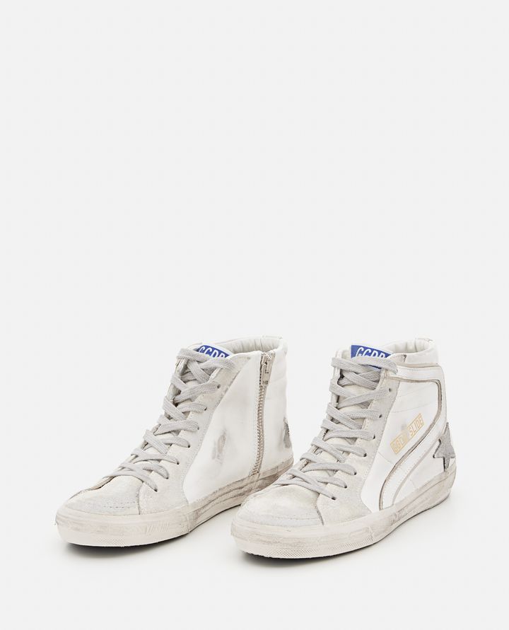 Golden Goose SLIDE SNEAKERS IN PELLE
