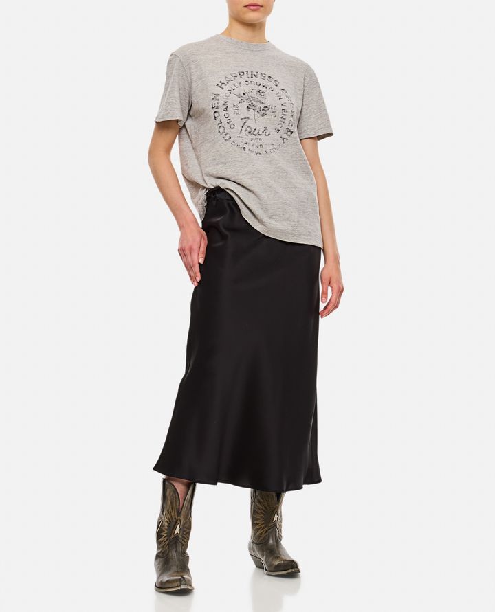 Golden Goose T-SHIRT IN JERSEY DI COTONE STAMPATO