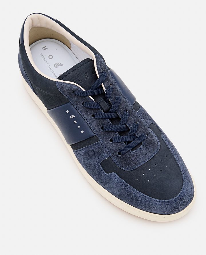 Hogan SNEAKERS H668 IN PELLE SCAMOSCIATA BLU