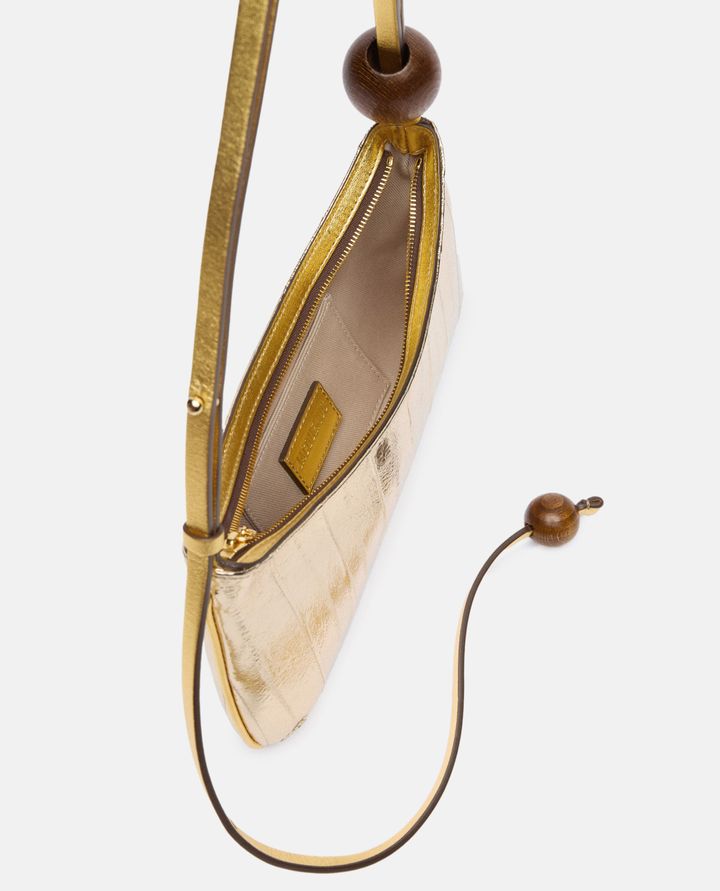 Jacquemus LE BISOU PERLE BORSA A SPALLA IN PELLE