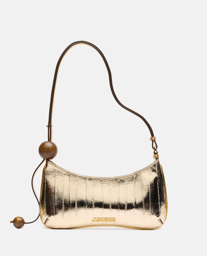 Jacquemus LE BISOU PERLE BORSA A SPALLA IN PELLE