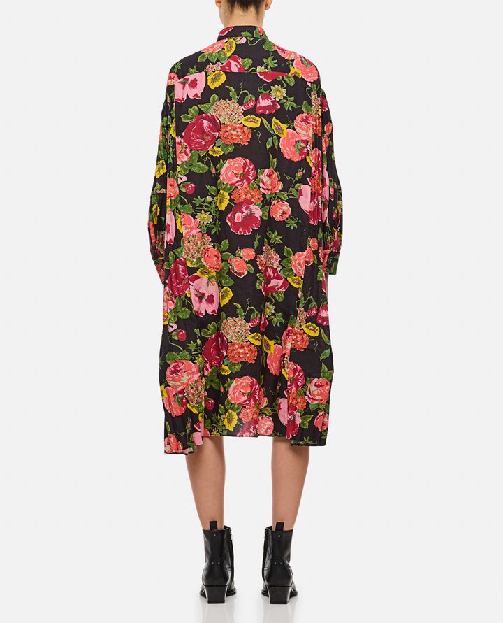 Junya Watanabe FLOWER PATTERN PRINTED SHIRT DRESS