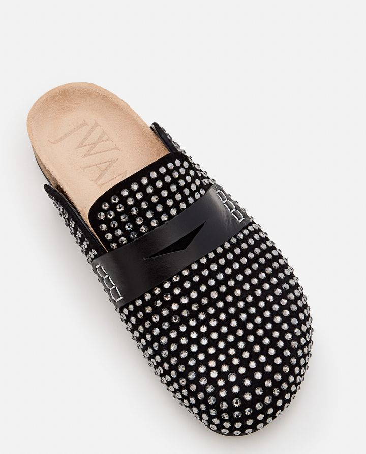 JW Anderson SUEDE CRYSTAL LOAFER