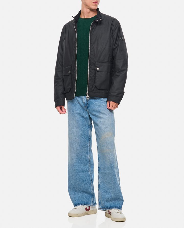 Barbour International LUTLAW HARRINGTON GIACCA CERATA