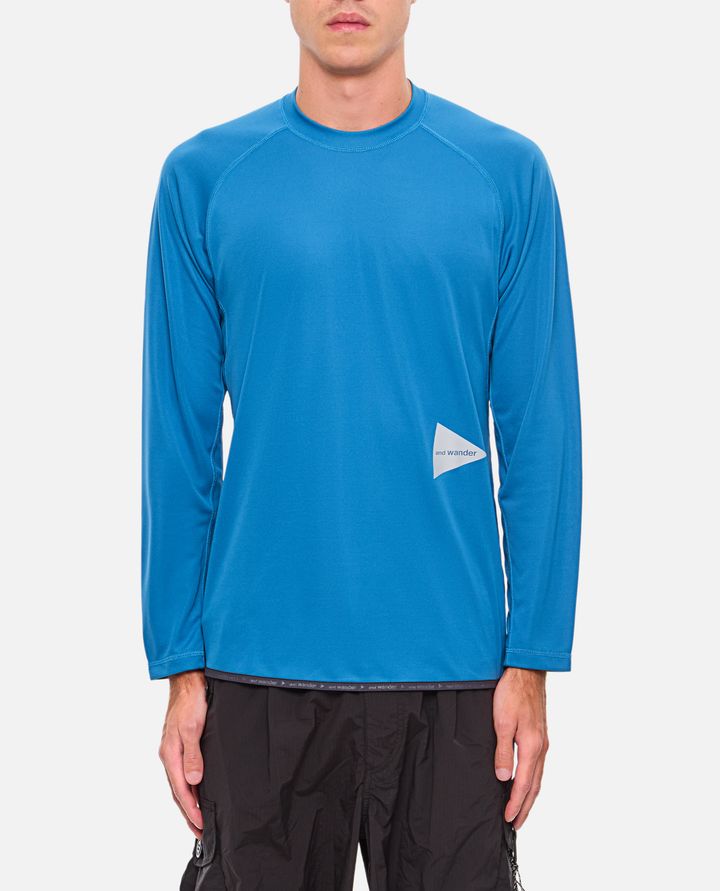And Wander MAGLIETTA MANICHE LUNGHE DRY JERSEY RAGLAN