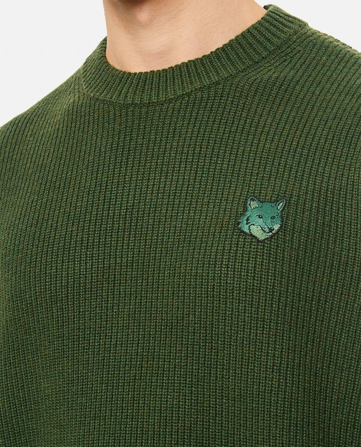 Maison Kitsuné MAGLIONE CON PATCH VOLPE